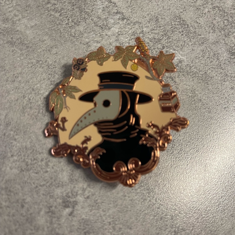 Plague doctor pin RESERVED ANGELENA
